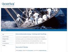 Tablet Screenshot of ecoriva.com